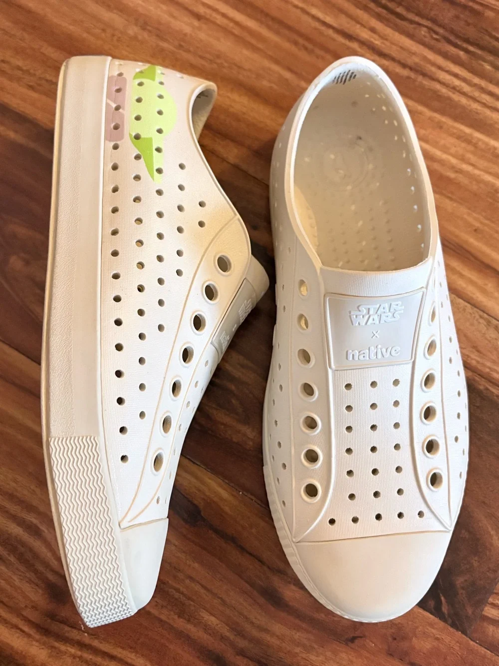 Native Shoes Star Wars Baby Yoda Grogu Jefferson Slip-On Kids Water Shoes M5/W7